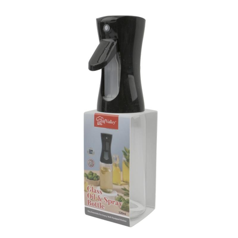 220ML GLASS OIL SPRAY BOTTLE-