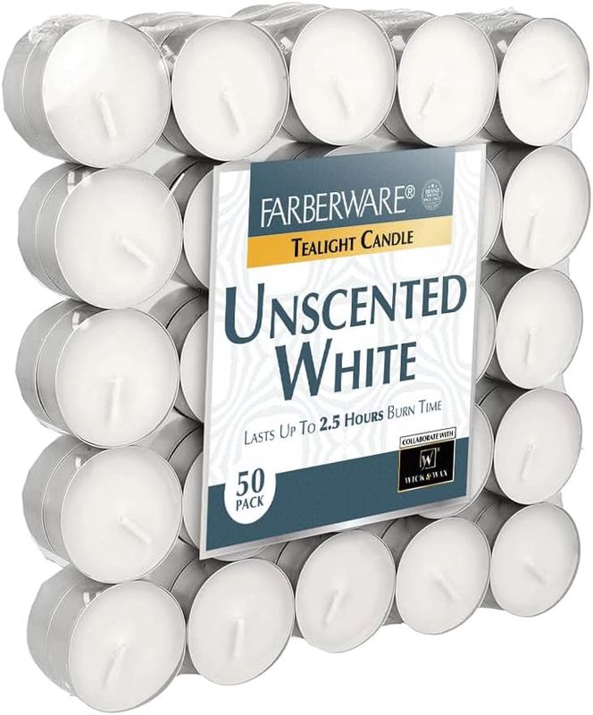 50CT FARBERWARE TEALIGHT CANDLES