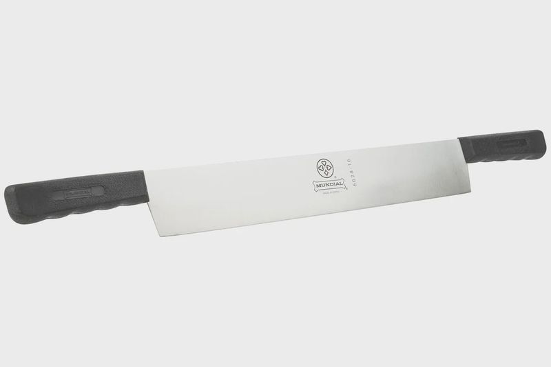 Slicer Knife | 16-Inch | Double Handle | Black | Mundial
