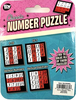 2.5" Number Slide Puzzle