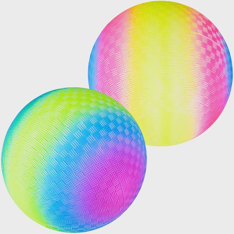 9" Rainbow Playground Ball