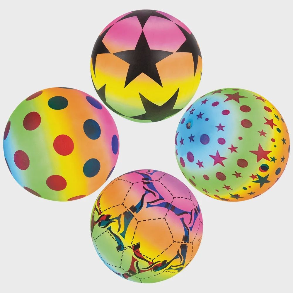 9" Rainbow Vinyl Ball