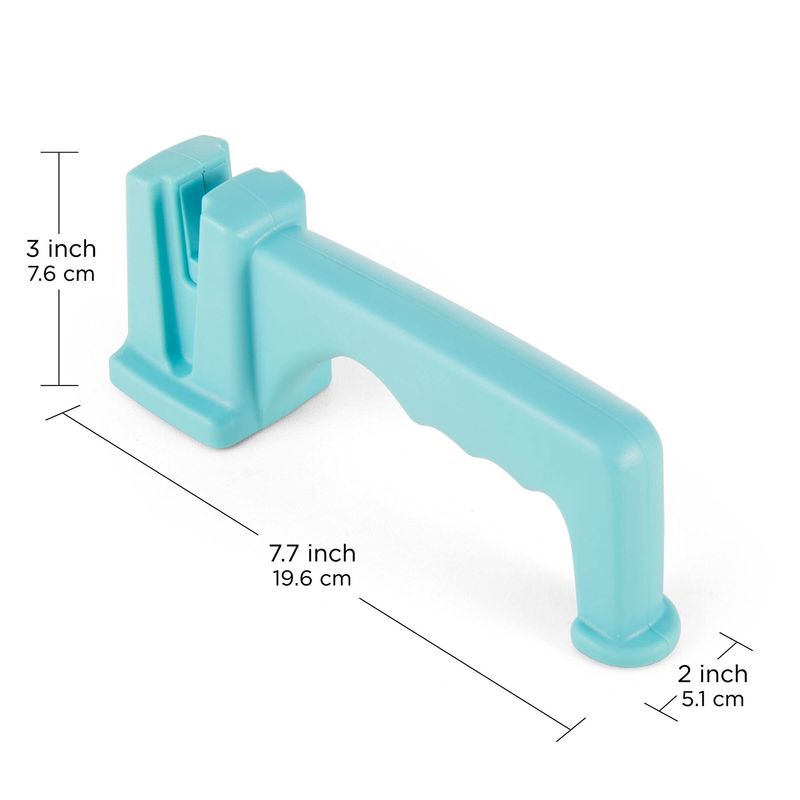 Copco Edgekeeper Table Top Knife Sharpener, 7.48-Inch, Aqua