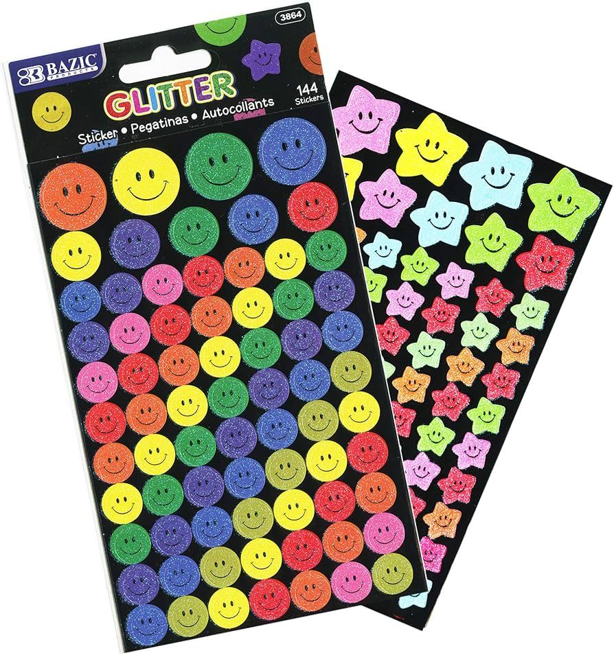 Glitter Reward Stickers