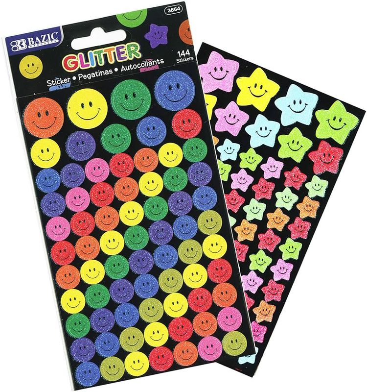 Glitter Reward Stickers