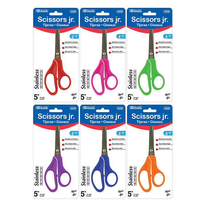5 in Blunt Tip School Scissors, Stainless Steel