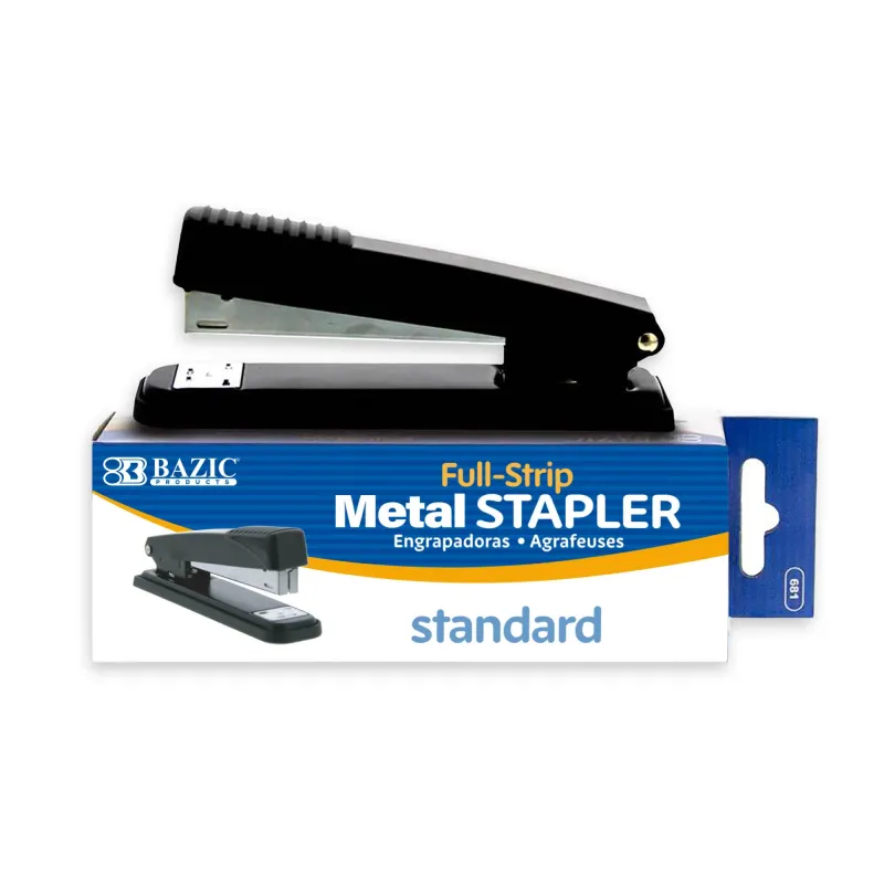 Metal Full Strip Stapler, Standard 26/6