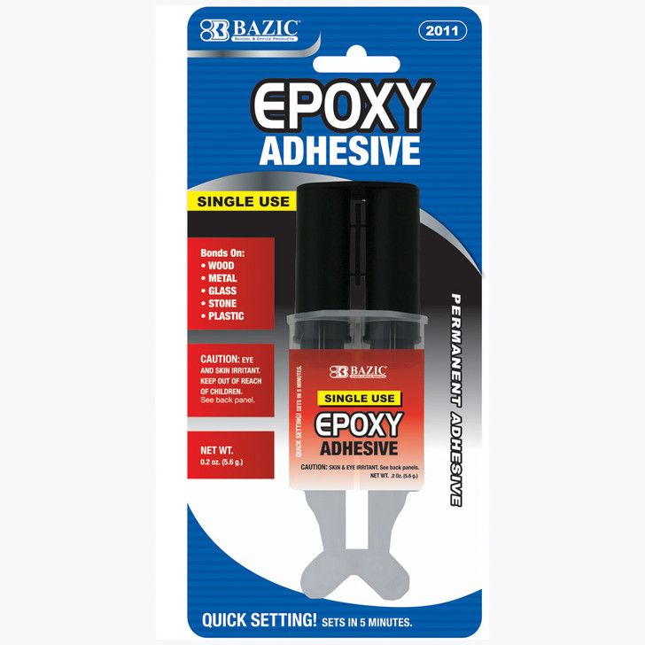 Single-Use Quick-Set Epoxy, 0.2 oz, Syringe