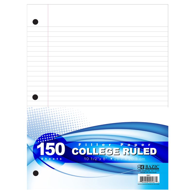 C/R 150 Ct. Filler Paper
