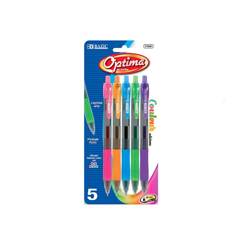 Optima 5-Color Retractable Pen, FUSE Tech Ink