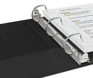 2" 3-Ring View Binder, Slant-D Ring, 2 Pockets