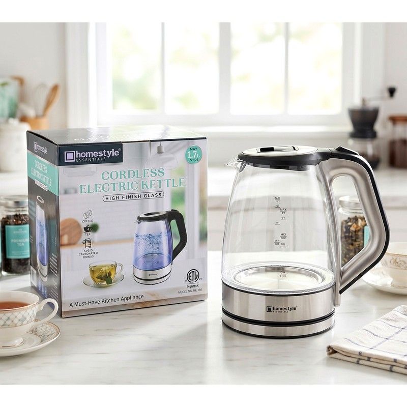 1.7L ELECTRIC GLASS KETTLE