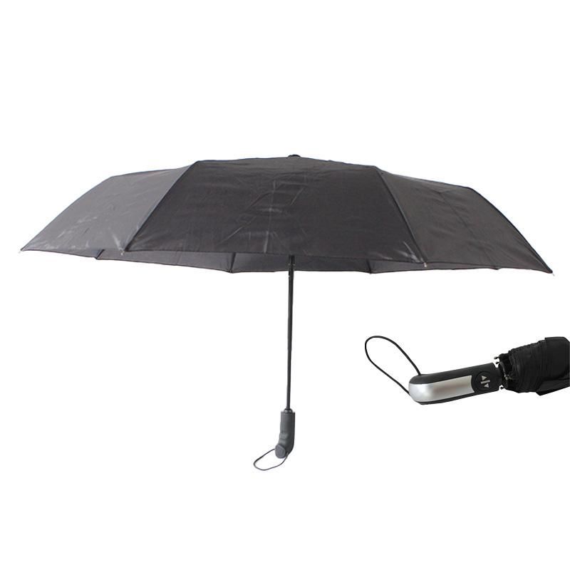 46" PORTABLE AUTO UMBRELLA BLACK
