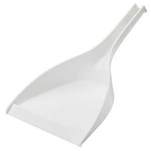 Libman EdgeSeal Dustpan, 15 in L, 10-1/2 in W, Plastic, White