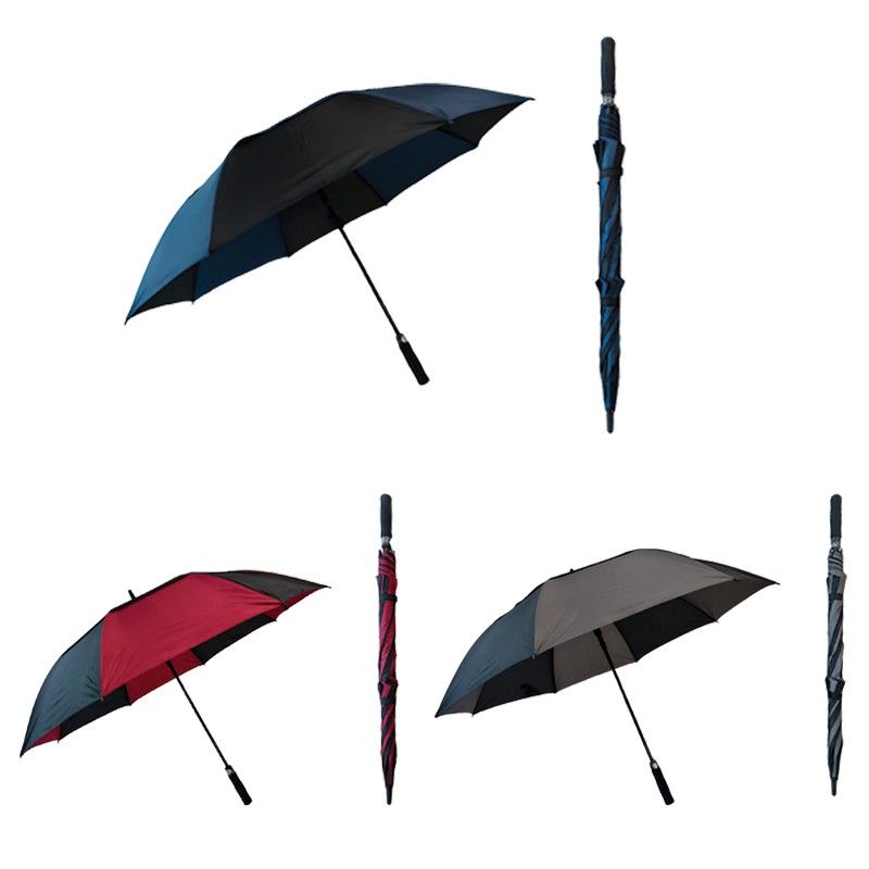 54" UMBRELLA AUTOMATIC DOUBLE LAYERED COLORED PONGEE FABRIC