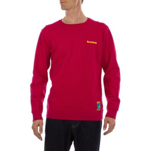 La Sportiva Men&#39;s Climbing on the Moon Sweatshirt, Colour: fucsia/giallo, Size: M, Season: spring 25