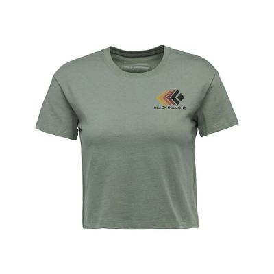 Black Diamond Women&#39;s Faded Crop SS Tee