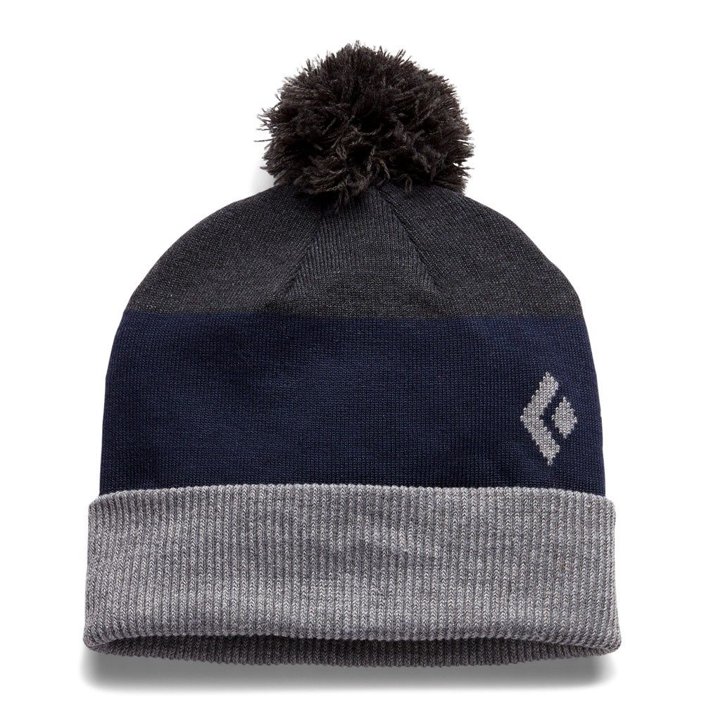 Black Diamond Pom Beanie One Size Eclipse/Gray