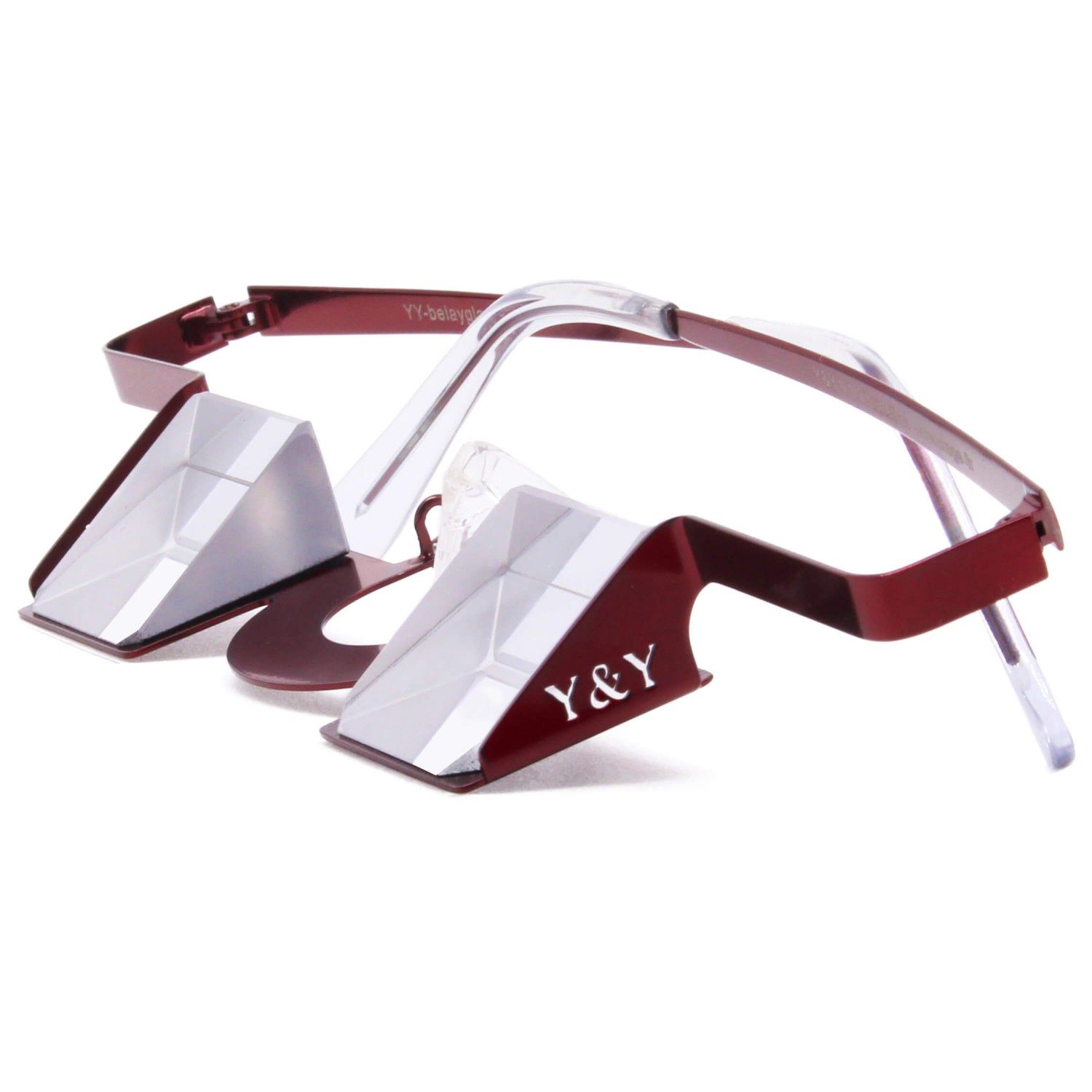 YY Classic Belay Glasses, Colour: Bordeaux Red
