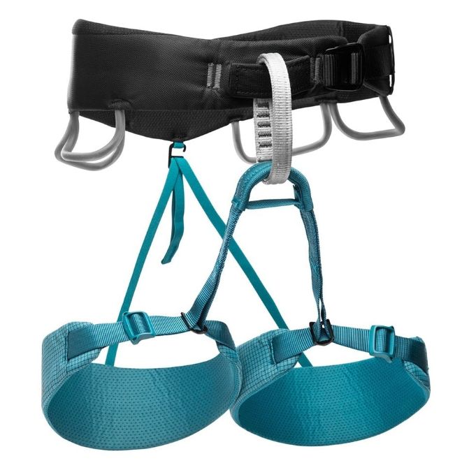 Black Diamond Ws Momentum Harness Package - ATC XP, Colour: Aqua-Verde, Size: XS