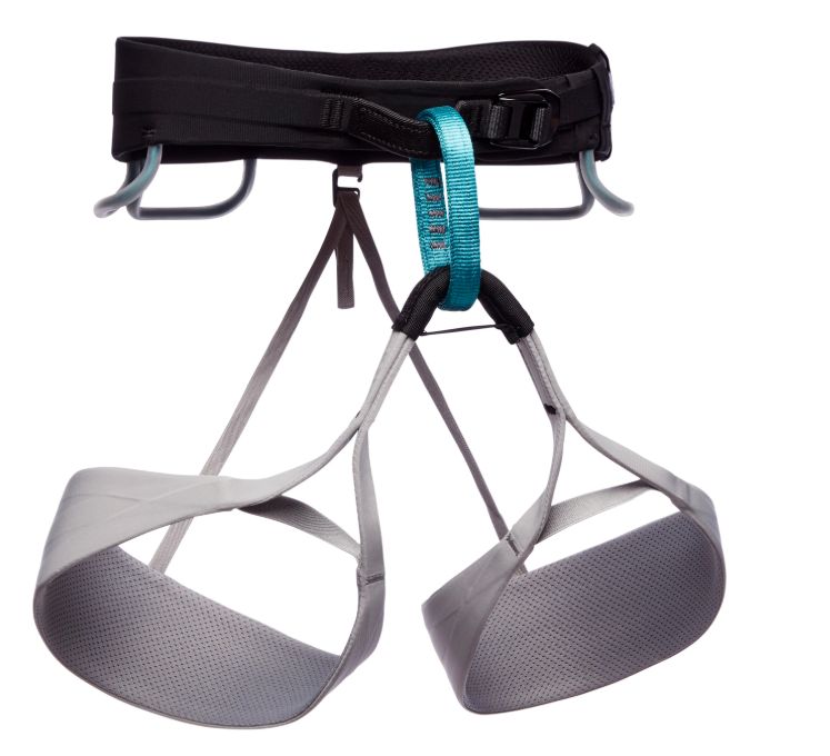 Black Diamond W&#39;s Solution Harness, Colour: Pewter, Size: XS