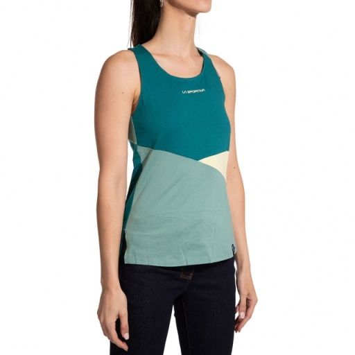 La Sportiva Women's Twist Tank, Colour: juniper/everglade, Size: S