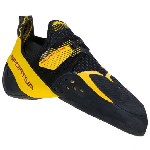 La Sportiva Solution Comp, Colour: black/yellow, Season: fall 24, Size: 45