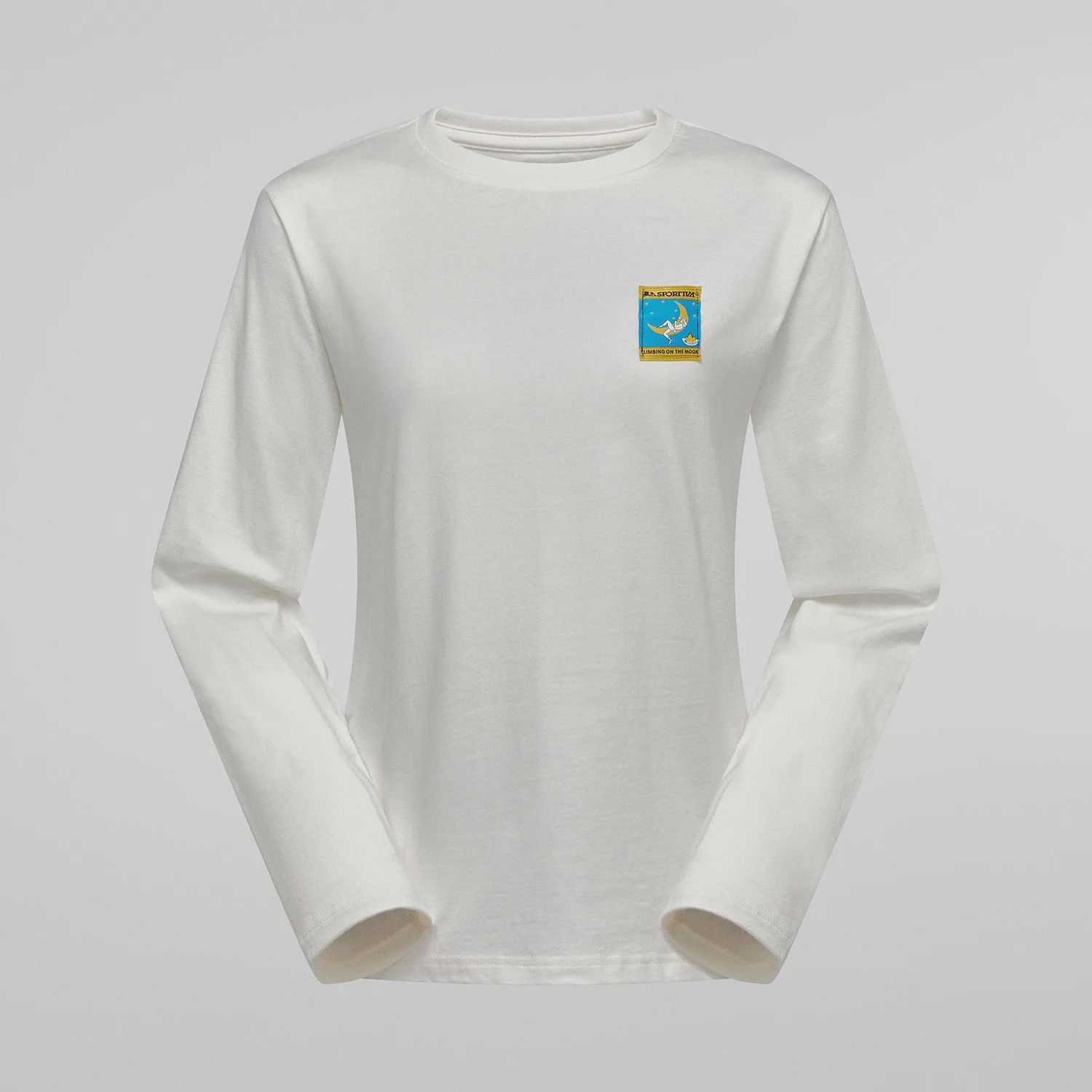 La Sportiva Moon Climb Longsleeve W, Colour: Chalk, Size: X-Small