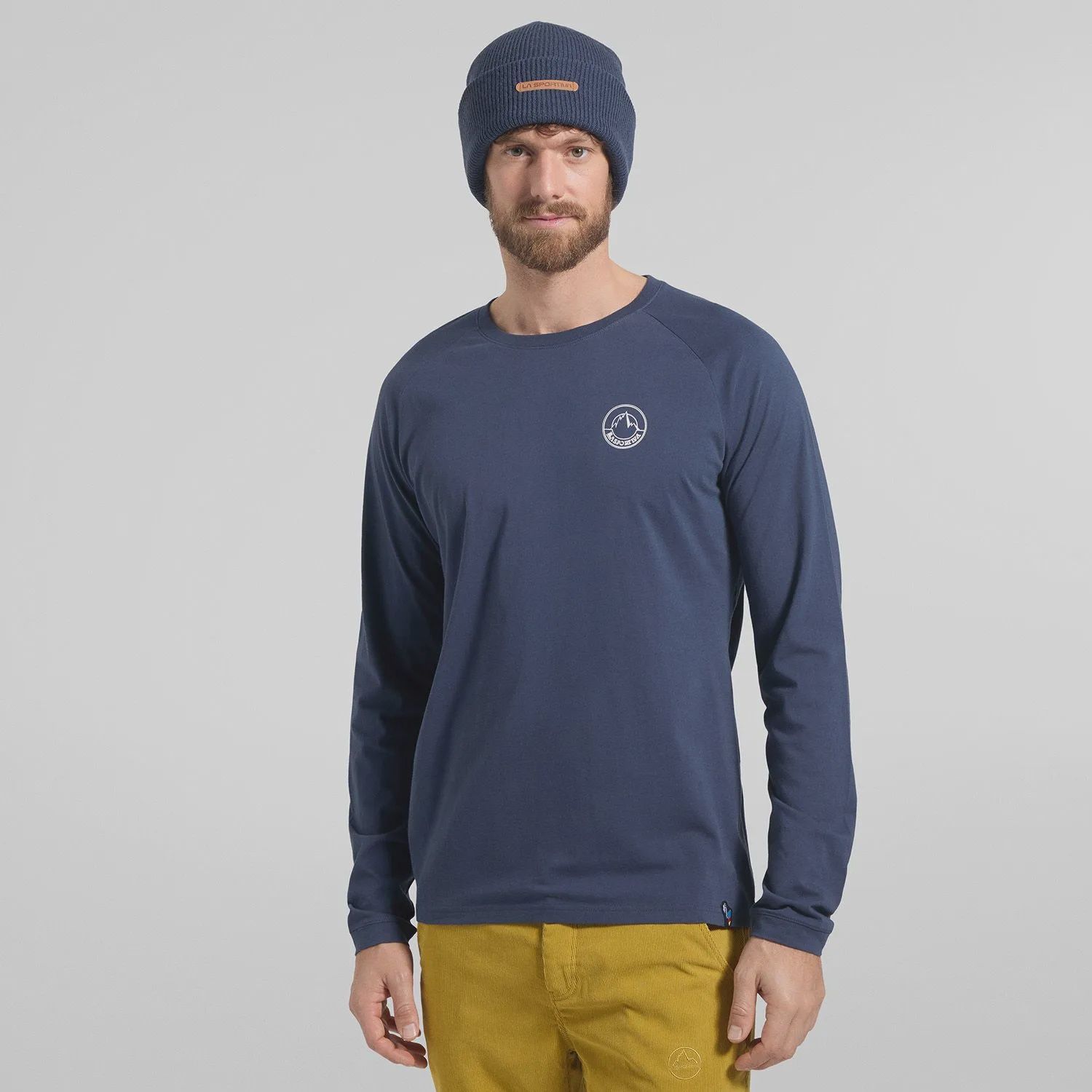La Sportiva Circle Logo Longsleeve M, Colour: Night Sky, Size: Small