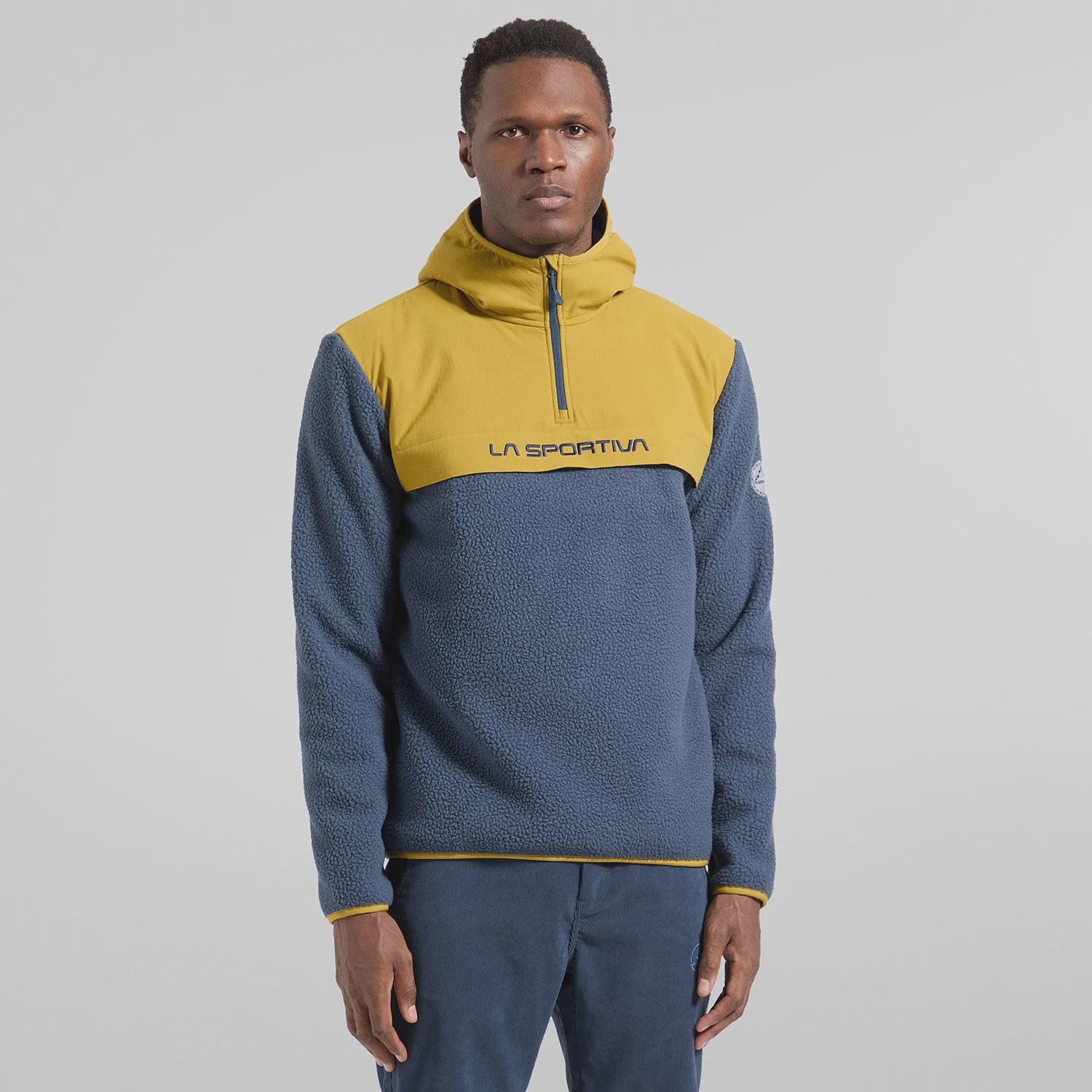 La Sportiva Guidance Sherpa Mens Hoody, Colour: Night Sky/Savana, Size: S