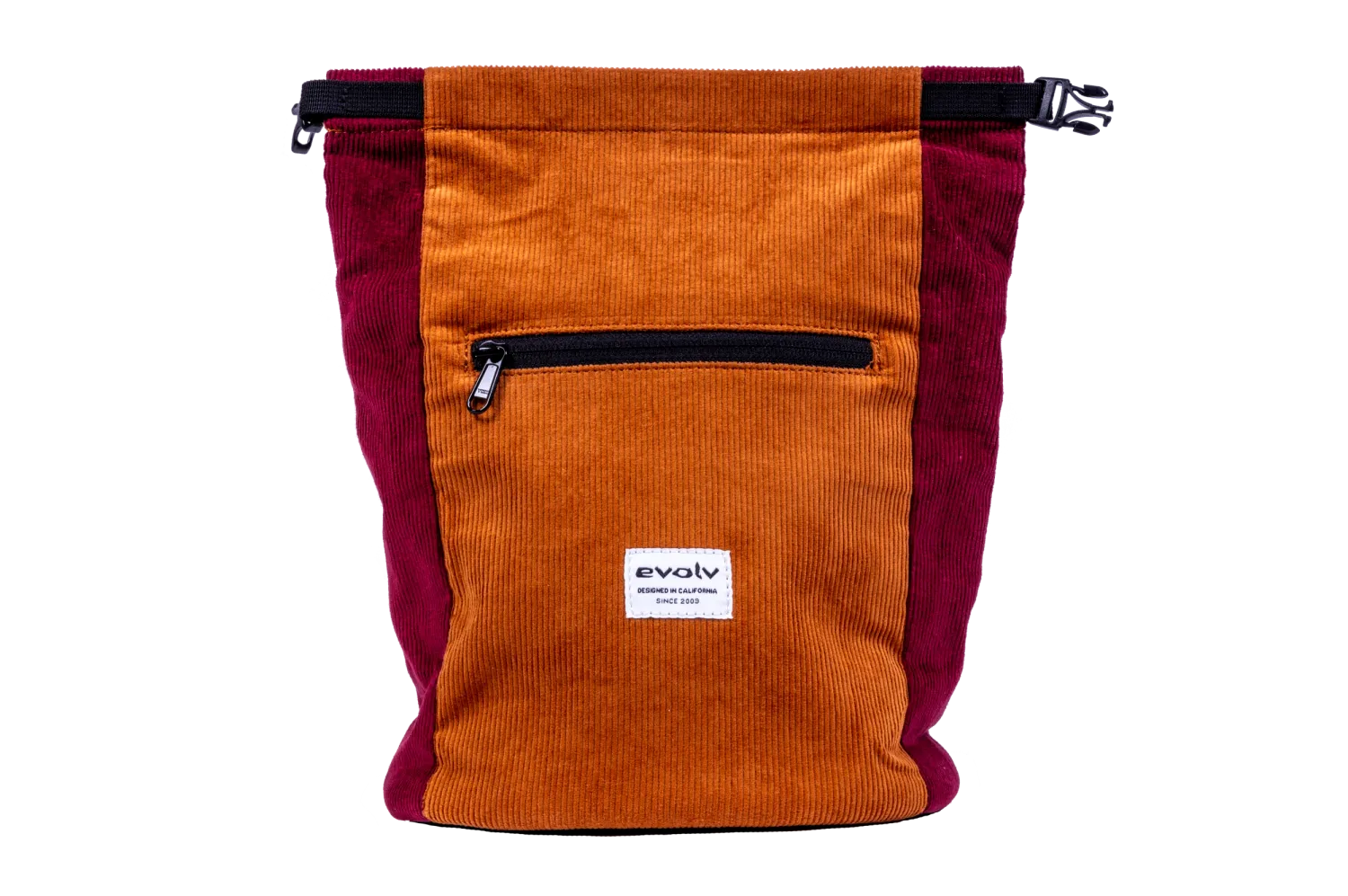 Evolv Corduroy Boulder Bucket, Colour: Brown/Ruby
