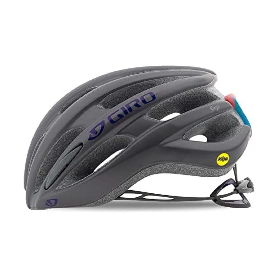 Giro Saga Womens MIPS Matt Titanium Rio-Small