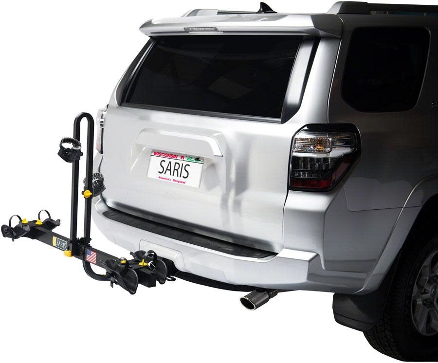 Saris, Freedom, Hitch mounted bike rack, Universal munt, 2 bikes, Black