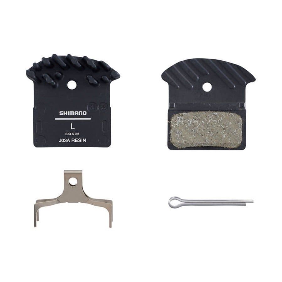 Shimano Disc Brake Pad: J03A (w/ Fin)- Resin