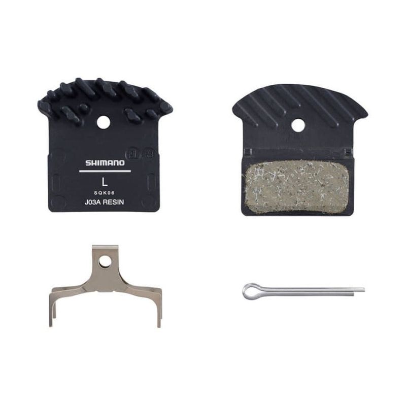 Shimano Disc Brake Pad: J03A (w/ Fin)- Resin