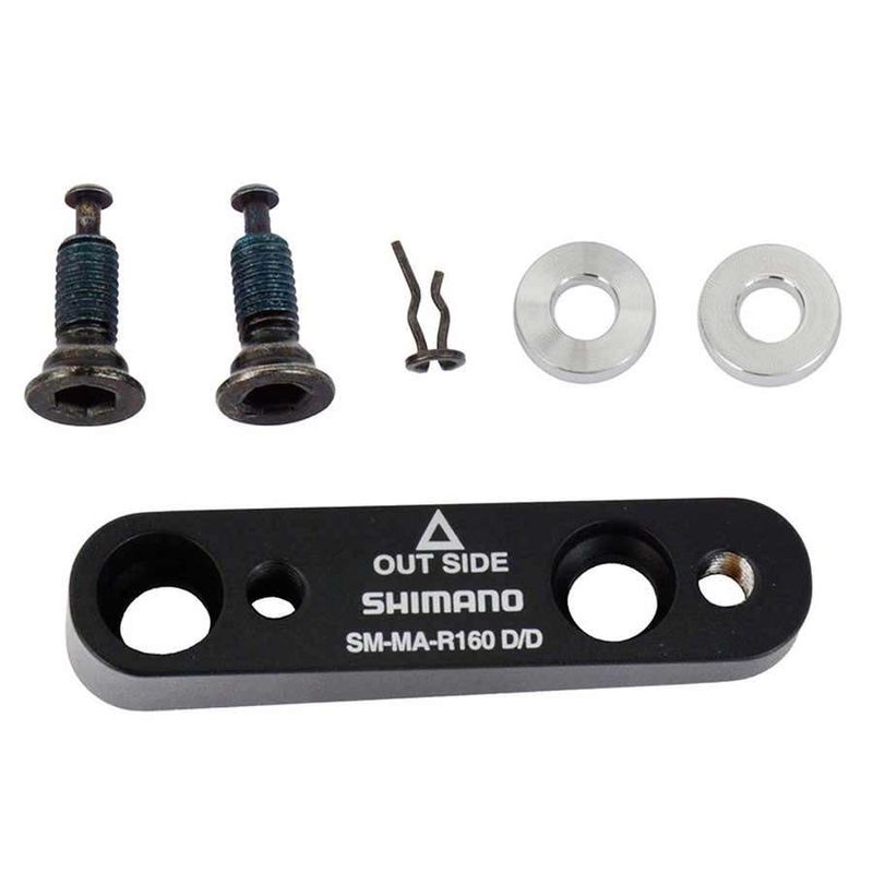Shimano Adapter For Road Disc Brake Mount, SM-MA-R160D/D, Flat Mount to Flat Mount, 160mm, Rear