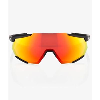 100% Racetrap - Soft Tact Black -HiPER Red Multilayer Mirror