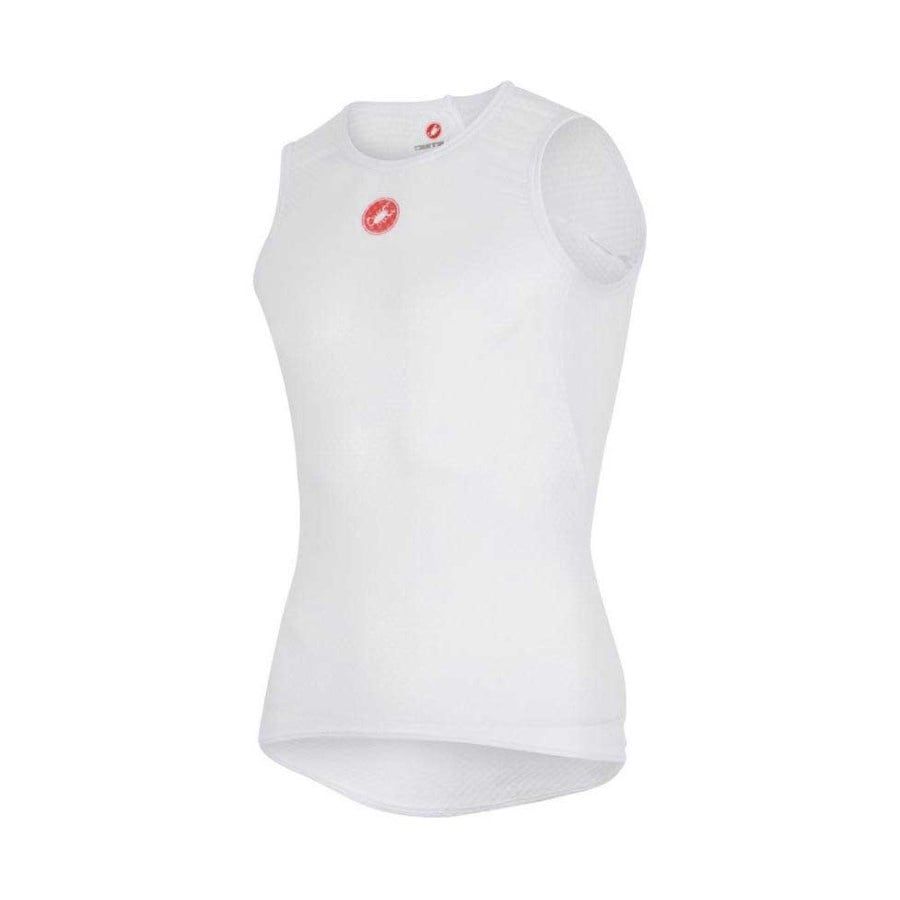 Castelli Pro Issue Sleeveless Baselayer, Color: White, Size: Small