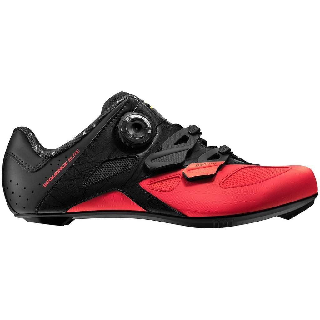 Mavic Sequence Elite Women's Shoe , Color: Black / Fiery Coral, Size: EU 39 1/3 / US W 7.5