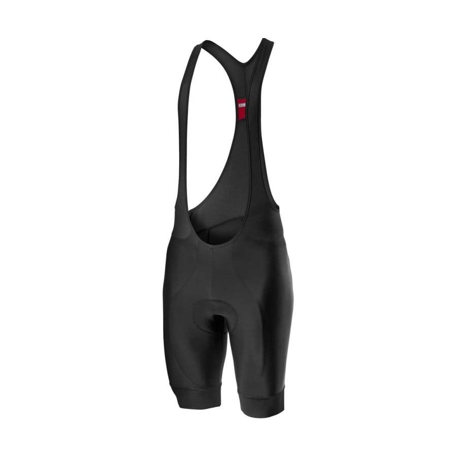 Castelli Entrata Bibshort, Color: Black, Size: X-Large