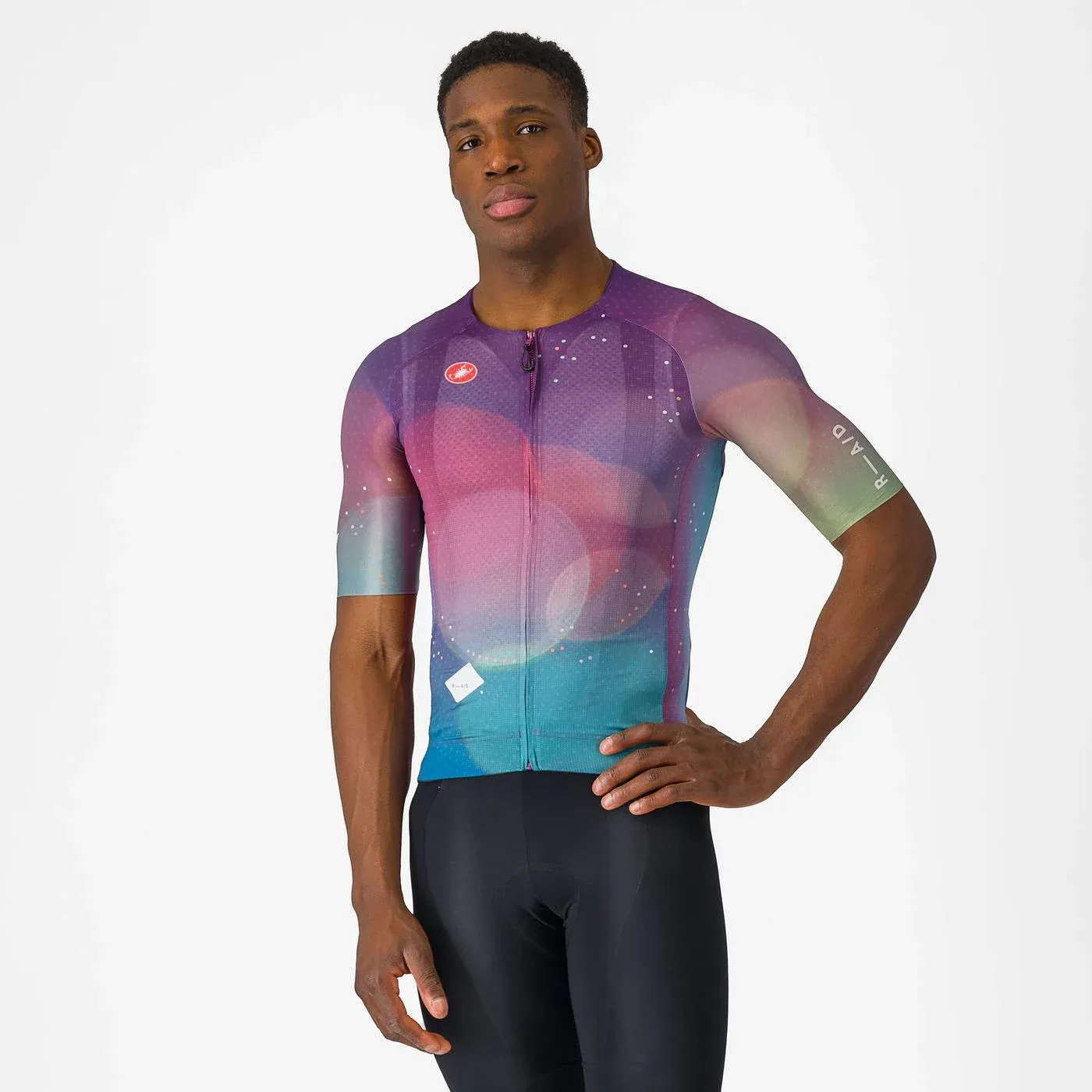Castelli R-A/D Jersey Multicolour Purple , Size: Medium