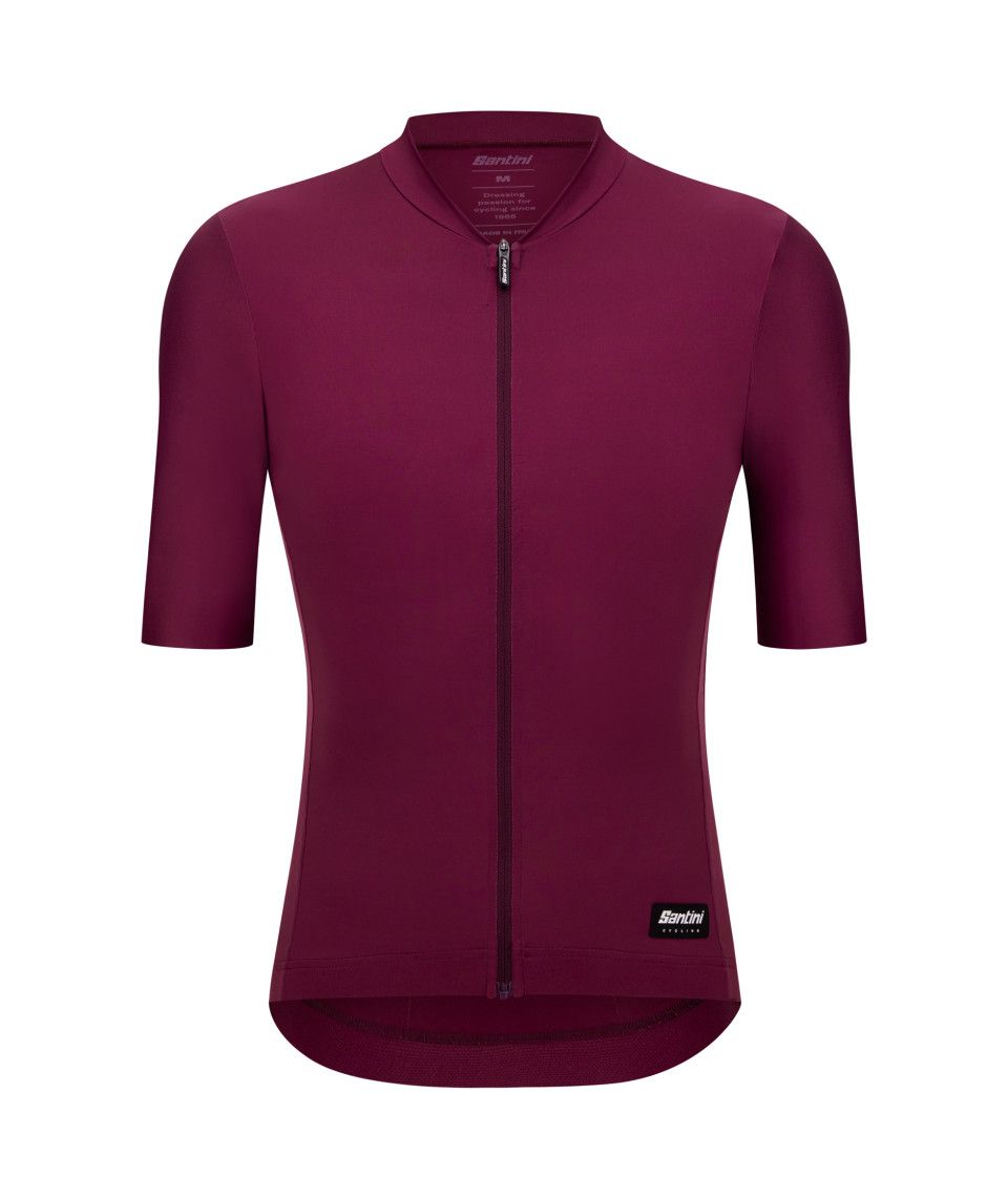 Santini RTR Unisex Jersey, Color: Burgundy, Size: Med