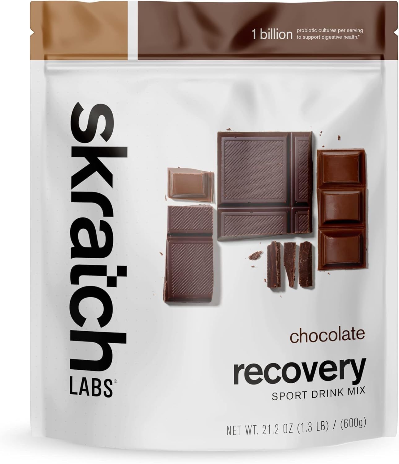 Skratch Labs Recovery Drink Mix  600g, Color: Chocolate