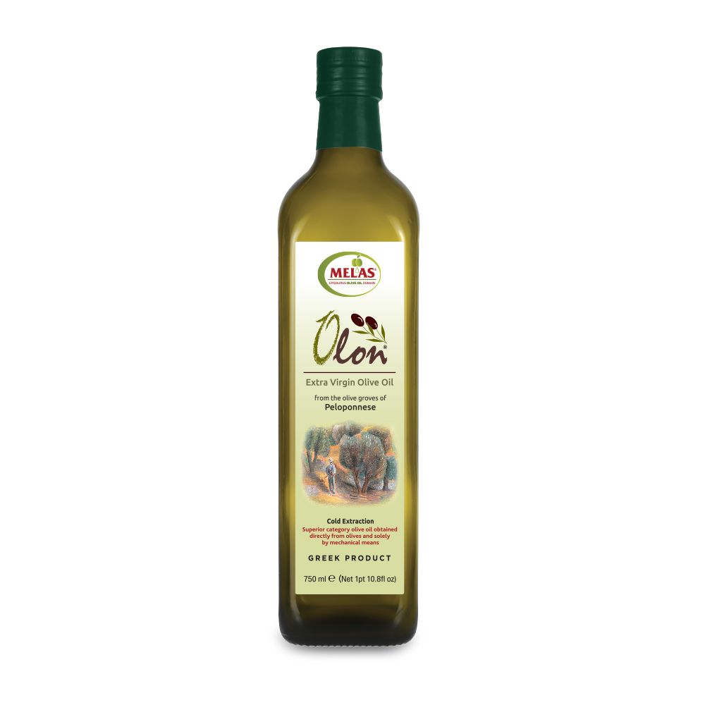 Melas Epidaurus Olive Oil Domain Olon Extra Virgin Olive Oil = Case, Size: 750ml x 12