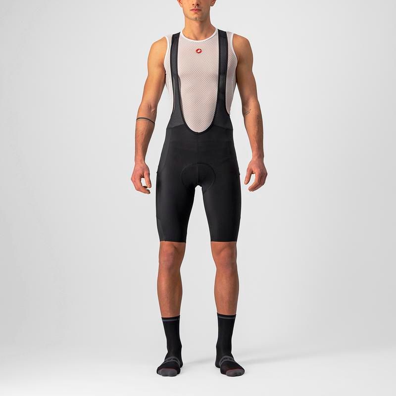 Castelli Unlimited Bibshort, Color: Black, Size: Lrg