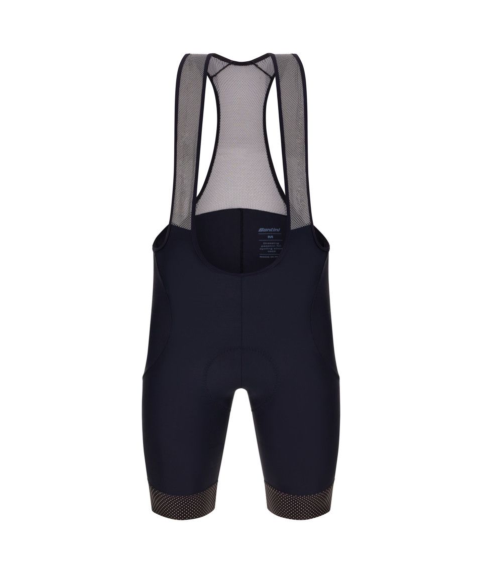 Santini Hi-Vis Mens Bibshorts Black, Size: Med