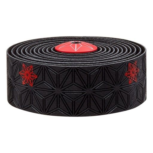 Supacaz Super Sticky Kush Handlebar Tape Galaxy, Color: Black/Red