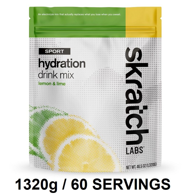 Skratch Labs Sport Hydration Drink Mix  1320g, Color: Lemon Lime