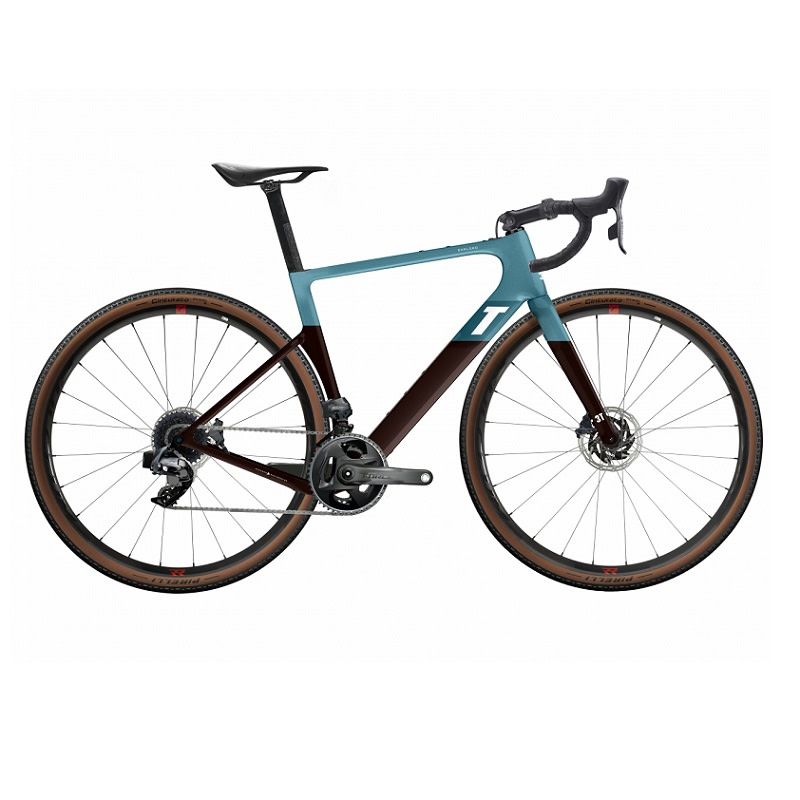3T Exploro Racemax SRAM Force AXS 2x Blue/Brown 3T Exploro Racemax SRAM Force AXS 2x Blue/Brown