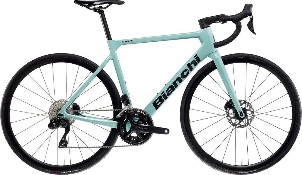 Bianchi Sprint 105 Di2, Color: Celeste, Size: 53cm